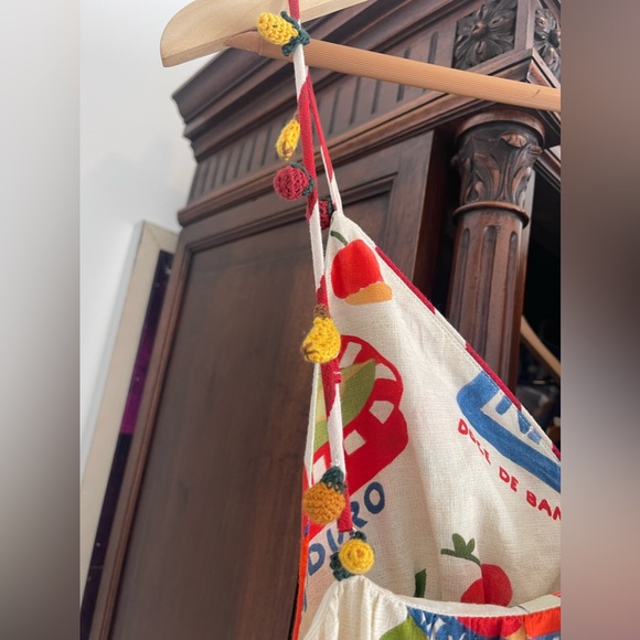 Farm Rio Mixed Picnic Maxi dress New no tags - Picture 6 of 8